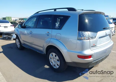 2011 Mitsubishi Outlander Es from USA, damaged, VIN JA4AS2AW7BU018286